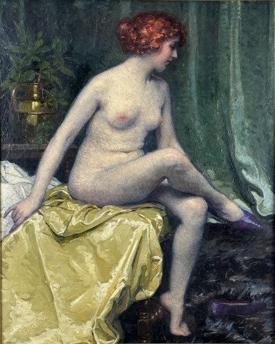 La Maîtresse, René Seyssaud (1866-1952) - Tableaux et dessins Style 