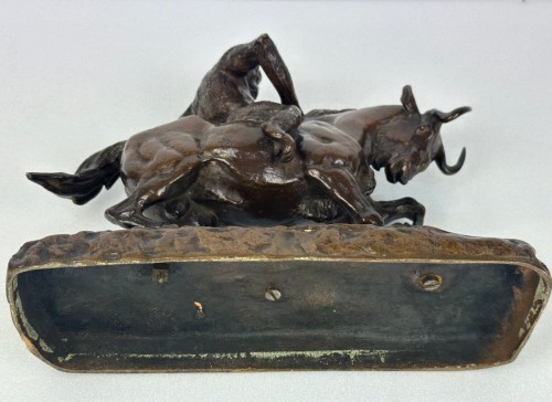 Napoléon III - Ape Riding A Gnu - Antoine-Louis Barye (1796 – 1875)