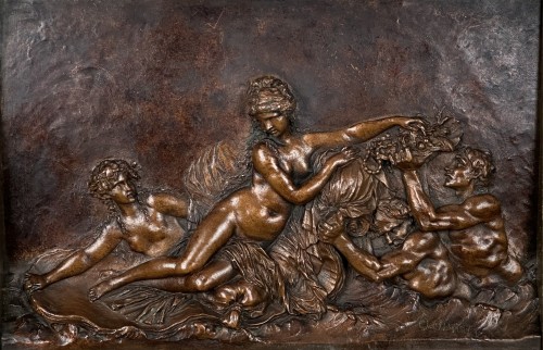 Sculpture  - Mythological allegory of the Nereids, Claude Michel dit CLODION, 