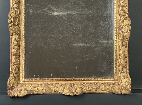 Miroir martial d’époque fin Louis XIV début Régence - Sérignan Antiquités