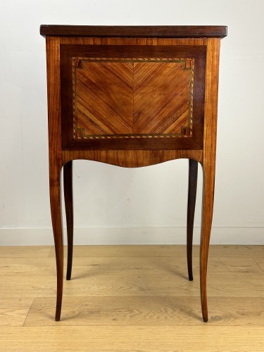 Antiquités - Table chiffonnière d’époque Transition estampillée F.SCHEY
