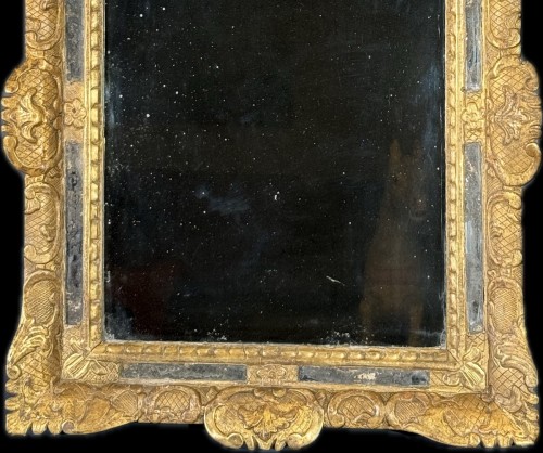 Miroir à fronton d'époque Louis XIV - Sérignan Antiquités