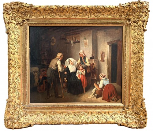 Pierre Duval Le Camus (1790 - 1854), The Visit