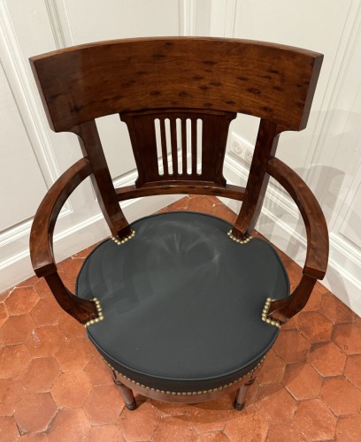 Jacob Frère - Hémicycle Cabinet Chair, 1795-1800 - Seating Style Directoire