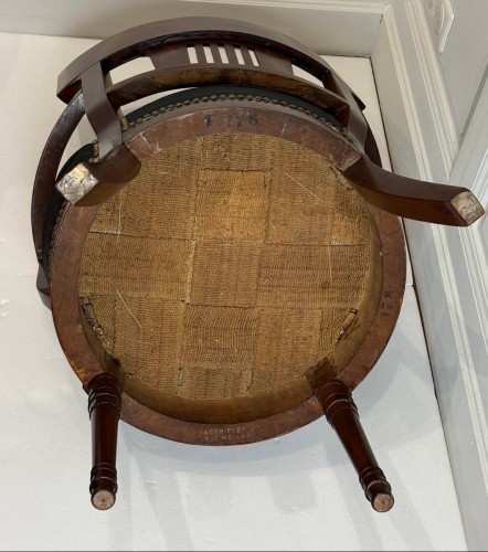 Antiquités - Jacob Frère - Hémicycle Cabinet Chair, 1795-1800