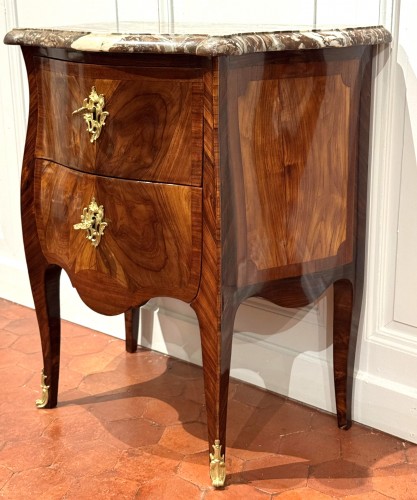 Petite commode d’époque Louis XV estampillée Popsel - Sérignan Antiquités