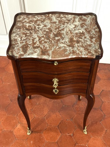 A Louis XV ormolu-mounted satinwood  table stamped Pierre IV Migeon.  - Louis XV