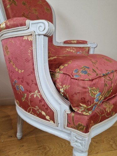 Louis XVI - A Pair Of Louis XVI Beechwood Bergère, Circa 1780
