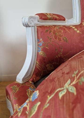 Antiquités - A Pair Of Louis XVI Beechwood Bergère, Circa 1780