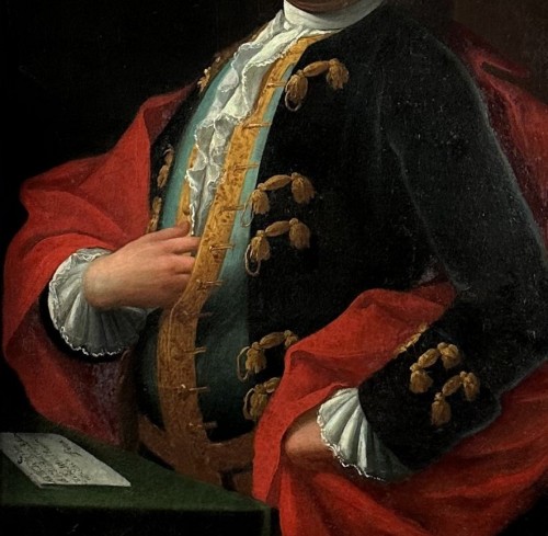 Paintings & Drawings  - Portrait Of Don Franco Billotta, attributed to Bartolomeo Nazari, Circa 1735–1740 
