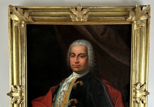 Antiquités - Portrait Of Don Franco Billotta, attributed to Bartolomeo Nazari, Circa 1735–1740 