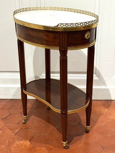 Antiquités - A Louis XVI salon Table Stamped Canabas