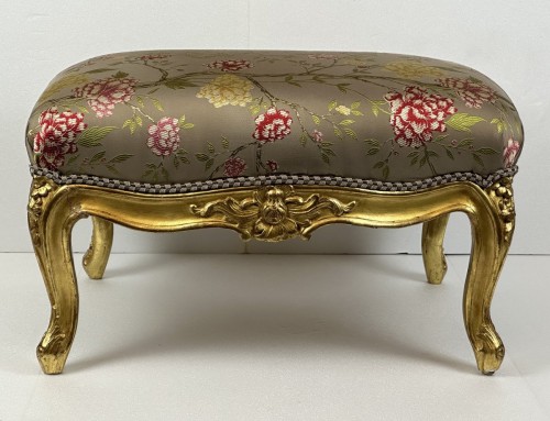 Tabouret d’époque Louis XV, estampillé Tilliard - Sièges Style Louis XV