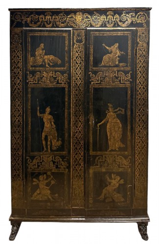 Petite armoire mythologique dite d'Uzes début du XVIIe siècle