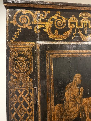 Petite armoire mythologique dite d'Uzès début du XVIIe siècle - Sérignan Antiquités