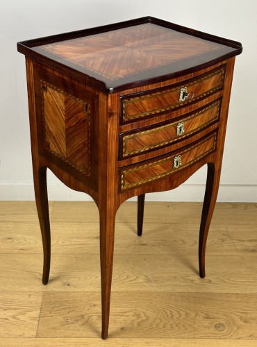 Furniture  - A Transition Chiffonnière Table Stamped F. Schey