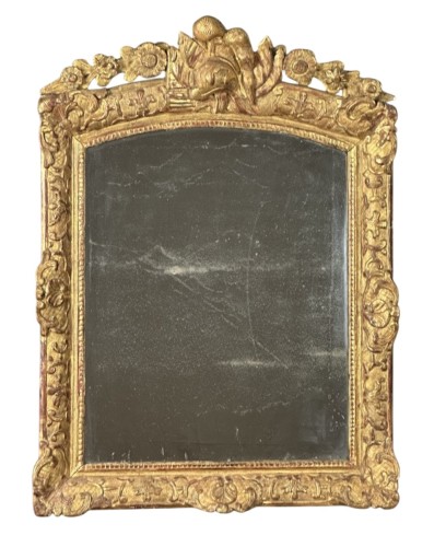 Miroir martial fin Louis XIV début Régence