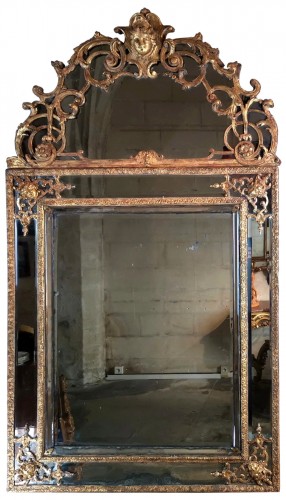 A Louis XIV mirror, early 18th century circa 1700-1715