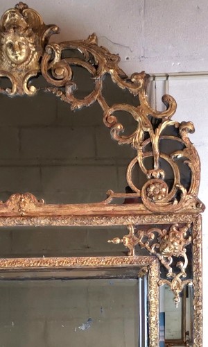 Miroir d’époque Louis XIV, vers 1700-1715 - Louis XIV