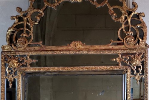 Louis XIV - A Louis XIV mirror, early 18th century circa 1700-1715