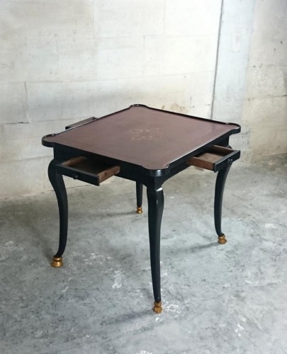 Mobilier Table à Jeux - Table à jeux de piquet d’époque Régence