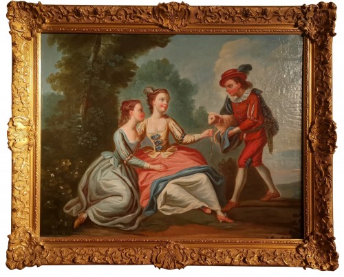 Pastoral scene - French School circa 1760-1770