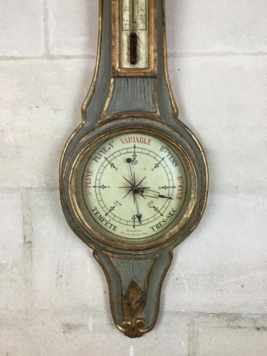 Neoclassical Barometer Louis XVI Last Decade Of The 18th Century. - 