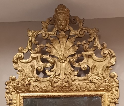 Miroirs, Trumeaux  - Miroir d'époque Louis XIV, vers 1680