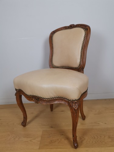 18th century - A Louis XV set of four chairs, mid 18th century, circa 1750