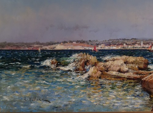 XXe siècle - Bord de Méditerranée Marseille - Louis Nattero (1870-1915)