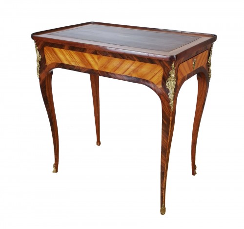 A Louis XV marquetry table, known as "à billets doux" 18th century.