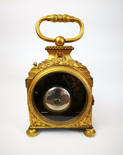 Horology  - A Louis XVI ormoulu officer&#039;s clocks lat-18th circa 1780.