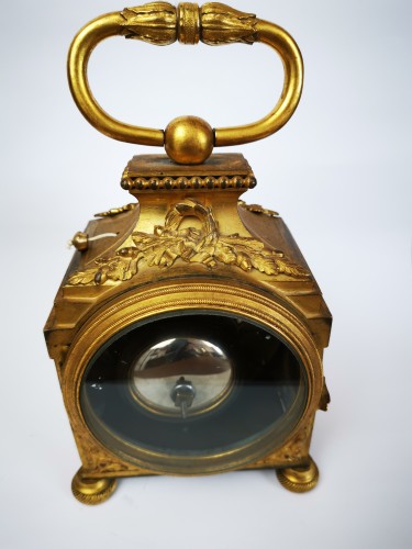 XVIIIe siècle - Pendule d'officier d’époque Louis XVI, vers 1780