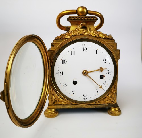 Antiquités - A Louis XVI ormoulu officer&#039;s clocks lat-18th circa 1780.
