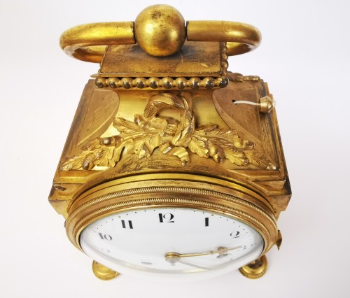 Antiquités - Pendule d'officier d’époque Louis XVI, vers 1780