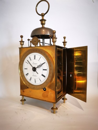 Pendule de voyage d’officier dite Capucine d’époque Empire vers 1800 - Sérignan Antiquités