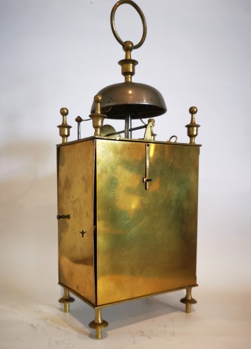 Pendule de voyage d’officier dite Capucine d’époque Empire vers 1800 - Empire