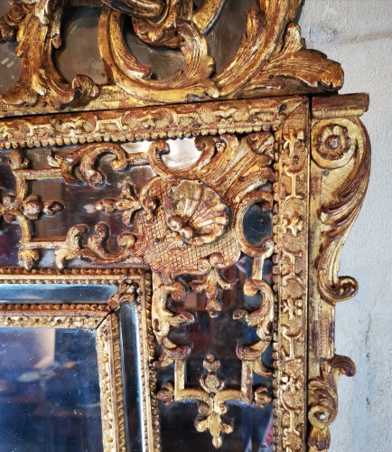 A Regence mirror, early 18th century - French Regence