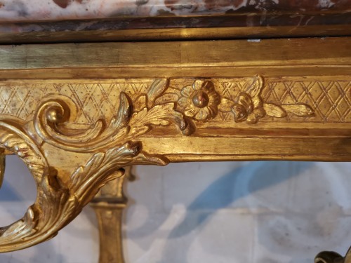 Antiquités - A Régence giltwood console early 18th century circa 1715 - 1720