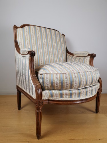 A Louis XVI Marquise stamped Jacques Cheneaux - Seating Style Louis XVI