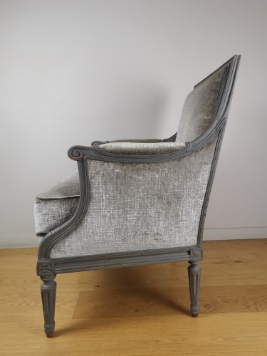 18th century - A Louis XVI Bergère stamped Jean Baptiste Claude Sené 