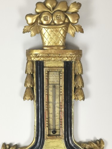 Decorative Objects  - arometer-thermometer of the Louis XVI period 