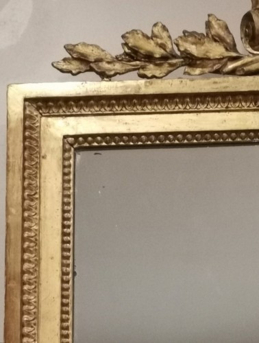 18th century - A giltwood mirror irca 1780