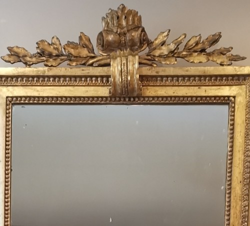 A giltwood mirror irca 1780 - Louis XVI