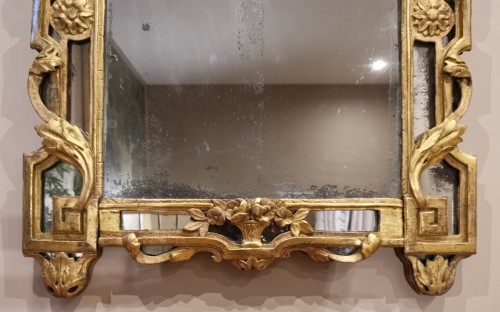 Mirrors, Trumeau  - A Giltwood Louis XVI mirror