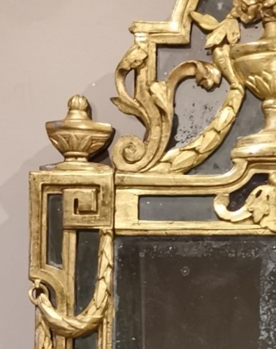 A Giltwood Louis XVI mirror - 