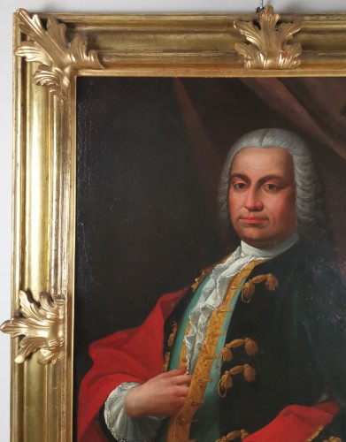 Tableaux et dessins Tableaux XVIIIe siècle - Portrait de gentilhomme du XVIIIe Siècle
