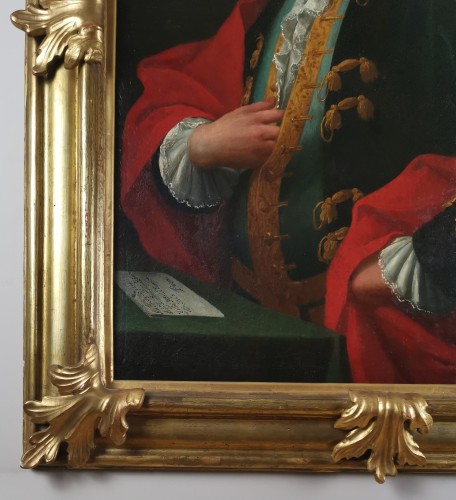 XVIIIe siècle - Portrait de gentilhomme du XVIIIe Siècle
