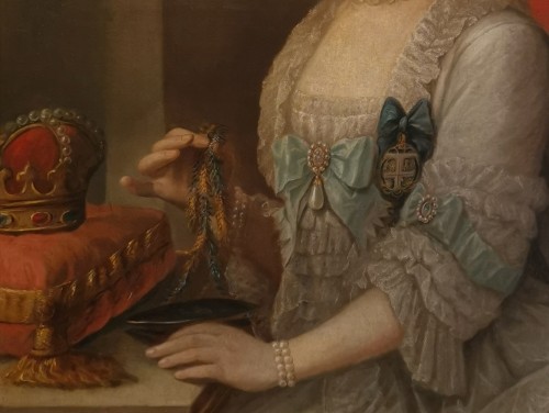  - Portrait présumé de Son Altesse Sérénissime Marie Victoire d'Arenberg, (1714-1793).