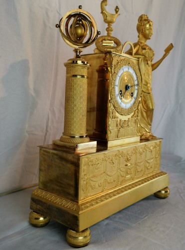 A Empire ormolu Clock - Scientific Objects. Early 19th Circa 1805  - 